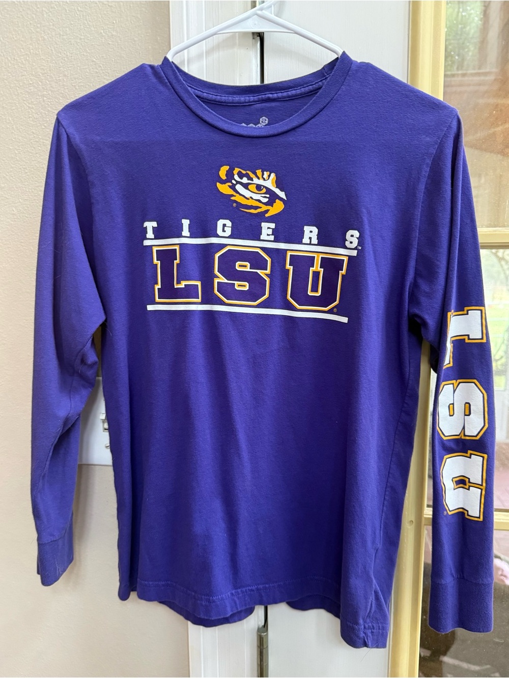 LSU Tigers Purple Long-Sleeve Kids Tee by LSU
